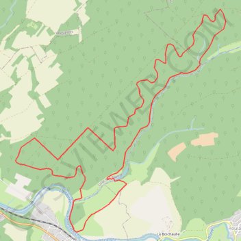 Itinéraire Foulain la Garenne, distance, dénivelé, altitude, carte, profil, trace GPS