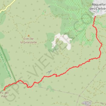 Itinéraire poulroquefort, distance, dénivelé, altitude, carte, profil, trace GPS