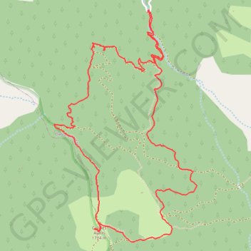 Itinéraire la pépinière, distance, dénivelé, altitude, carte, profil, trace GPS