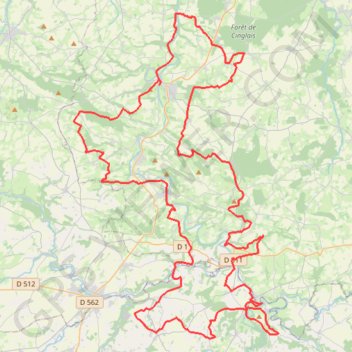 Itinéraire Tour de la Suisse Normande, distance, dénivelé, altitude, carte, profil, trace GPS