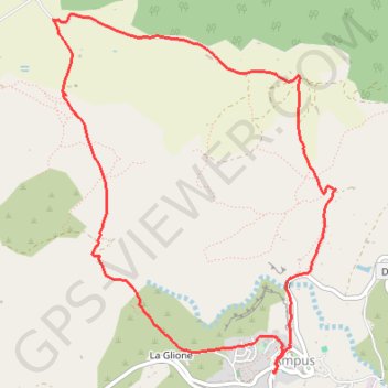 Itinéraire Ampus - Notre Dame de Spéluque, distance, dénivelé, altitude, carte, profil, trace GPS