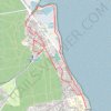 Itinéraire Saint Trojan les Bains et ses villas balnéaires, distance, dénivelé, altitude, carte, profil, trace GPS
