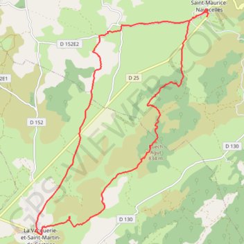 Itinéraire Puech Agut, distance, dénivelé, altitude, carte, profil, trace GPS
