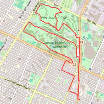 Itinéraire Base, distance, dénivelé, altitude, carte, profil, trace GPS