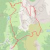 Itinéraire La Tournette par la cheminée du Lars (Annecy), distance, dénivelé, altitude, carte, profil, trace GPS