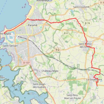 Itinéraire 2 - Jour 1 Itinéraire 1, distance, dénivelé, altitude, carte, profil, trace GPS