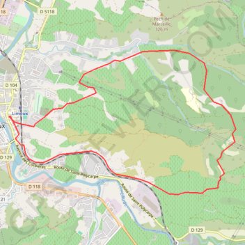 Itinéraire Badoque, Ninaute, distance, dénivelé, altitude, carte, profil, trace GPS