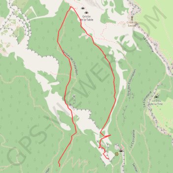 Itinéraire Grand Salève - Vires Rosselets - T5 (Randonnée Pédestre), distance, dénivelé, altitude, carte, profil, trace GPS