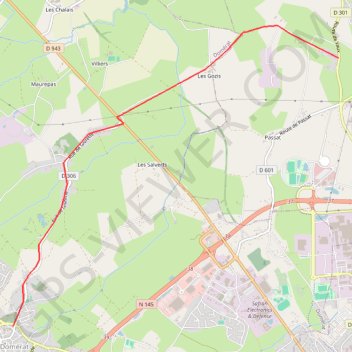 Itinéraire Tracé 003, distance, dénivelé, altitude, carte, profil, trace GPS