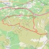 Itinéraire ROUTE_2015-02-14 09:28, distance, dénivelé, altitude, carte, profil, trace GPS