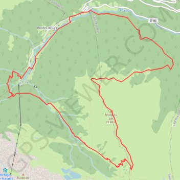 Itinéraire Mont du Lys, distance, dénivelé, altitude, carte, profil, trace GPS