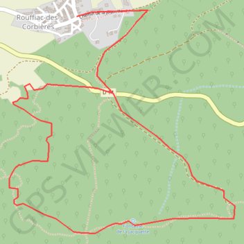 Itinéraire En Corbières - La Fontaine de la Jacquette - Rouffiac-des-Corbières, distance, dénivelé, altitude, carte, profil, trace GPS