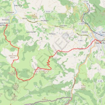 Itinéraire GR10_07, distance, dénivelé, altitude, carte, profil, trace GPS