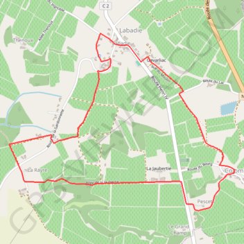 Itinéraire Boucle des deux moulins - Colombier, distance, dénivelé, altitude, carte, profil, trace GPS