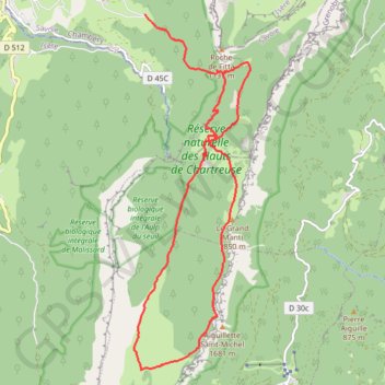 Itinéraire Du Grand Manti à l'Aulp du Seuil, distance, dénivelé, altitude, carte, profil, trace GPS
