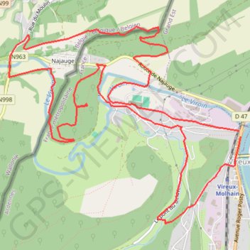 Itinéraire Circuit des Bornes Frontières, distance, dénivelé, altitude, carte, profil, trace GPS