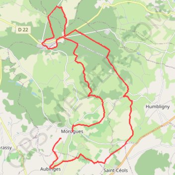 Itinéraire De Morogues à La Borne, distance, dénivelé, altitude, carte, profil, trace GPS