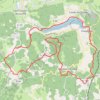 Itinéraire Circuit-09-Rouge-25km-431m, distance, dénivelé, altitude, carte, profil, trace GPS