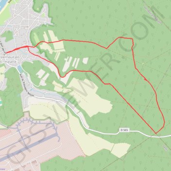 Itinéraire Fond sainte genevieve, distance, dénivelé, altitude, carte, profil, trace GPS