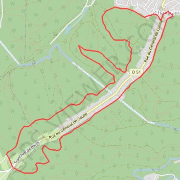 Itinéraire Chemins du Cœur des Vosges - Notre Dame des 3 vallées, distance, dénivelé, altitude, carte, profil, trace GPS
