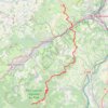 Itinéraire Crêt de la perdrix - Mornant, distance, dénivelé, altitude, carte, profil, trace GPS