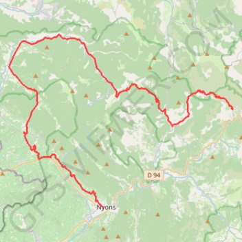 Itinéraire trace, distance, dénivelé, altitude, carte, profil, trace GPS