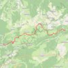 Itinéraire GRP Loue-Lison - Etape 3, distance, dénivelé, altitude, carte, profil, trace GPS