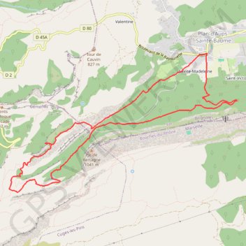 Itinéraire La Grande Baume, distance, dénivelé, altitude, carte, profil, trace GPS