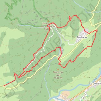 Itinéraire Aussois - Le Monolithe, distance, dénivelé, altitude, carte, profil, trace GPS