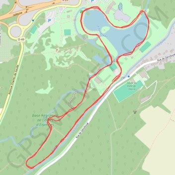 Itinéraire Le temps qui court Étampes, distance, dénivelé, altitude, carte, profil, trace GPS