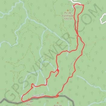 Itinéraire Vallespir, distance, dénivelé, altitude, carte, profil, trace GPS