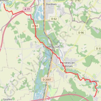 Itinéraire GR13-42, distance, dénivelé, altitude, carte, profil, trace GPS