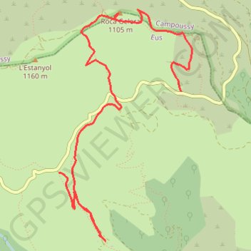 Itinéraire Roc Jalère en traversée, distance, dénivelé, altitude, carte, profil, trace GPS