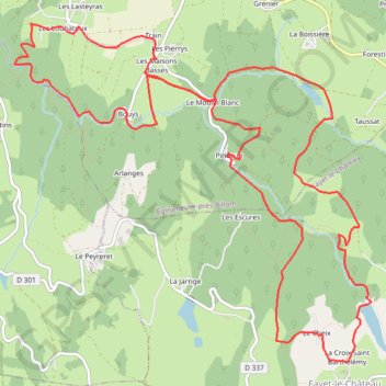 Itinéraire Madet-ricochet, distance, dénivelé, altitude, carte, profil, trace GPS