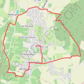 Itinéraire Le circuit des crêtes du Gros Mont - Hurigny, distance, dénivelé, altitude, carte, profil, trace GPS