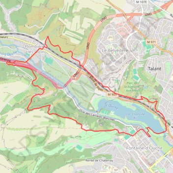 Itinéraire Tour du Lac, distance, dénivelé, altitude, carte, profil, trace GPS