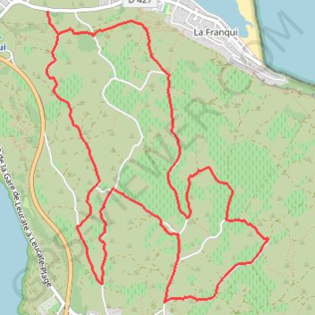 Itinéraire runveloplateau, distance, dénivelé, altitude, carte, profil, trace GPS