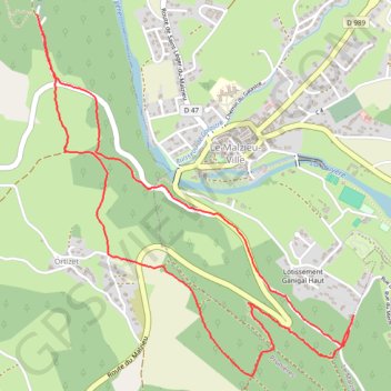 Itinéraire Saint-Pierre-le-Vieux, distance, dénivelé, altitude, carte, profil, trace GPS