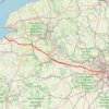 Itinéraire Paris -> Deauville 13/09/2020, distance, dénivelé, altitude, carte, profil, trace GPS