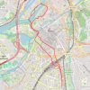 Itinéraire Metz, Sablon&Centre, distance, dénivelé, altitude, carte, profil, trace GPS