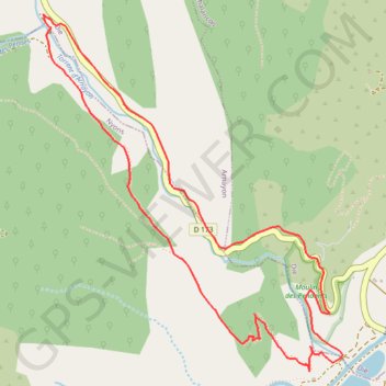 Itinéraire Chamousset, distance, dénivelé, altitude, carte, profil, trace GPS