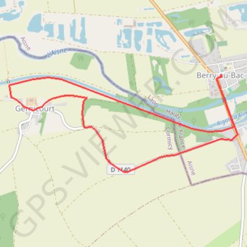Itinéraire Saint-Rigobert, distance, dénivelé, altitude, carte, profil, trace GPS