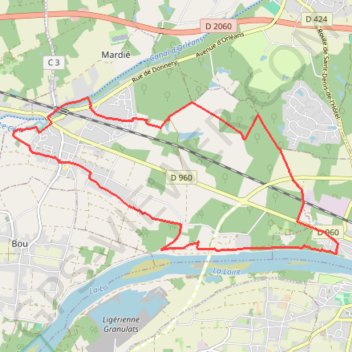 Itinéraire Le circuit du passage aux cerfs, distance, dénivelé, altitude, carte, profil, trace GPS