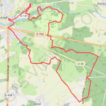Itinéraire GB 20km-16317734, distance, dénivelé, altitude, carte, profil, trace GPS
