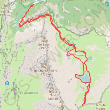 Itinéraire LacdAnterne_IGN Publiéparcours_1324778, distance, dénivelé, altitude, carte, profil, trace GPS