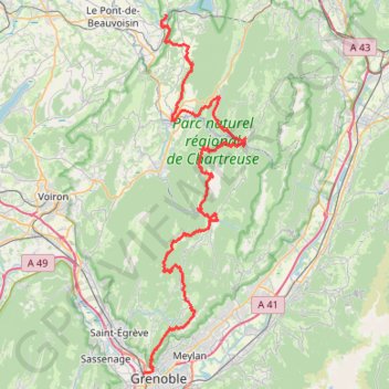 Itinéraire GR9 - 2023-17627065, distance, dénivelé, altitude, carte, profil, trace GPS