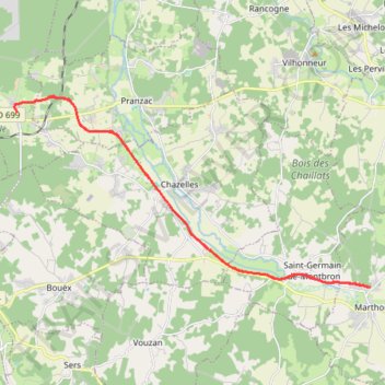 Itinéraire Le Queroy Marthon coulée dOc 28 kms, distance, dénivelé, altitude, carte, profil, trace GPS