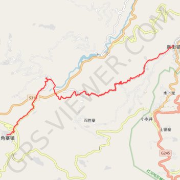 Itinéraire Yunnan - A travers les villages Hani, distance, dénivelé, altitude, carte, profil, trace GPS