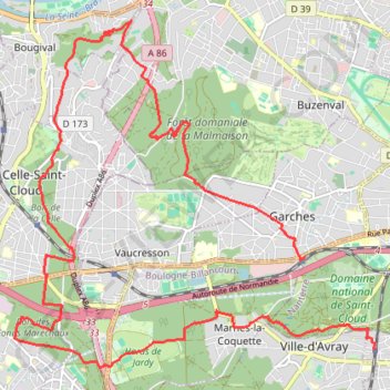Itinéraire 2 mai, distance, dénivelé, altitude, carte, profil, trace GPS