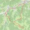 Itinéraire Munster : Crêtes du Sainteinberg, distance, dénivelé, altitude, carte, profil, trace GPS